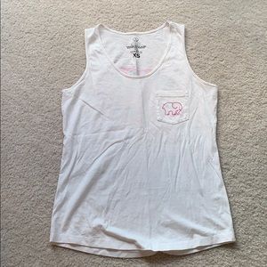 Floral ivory ella tank top